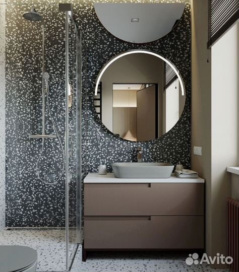 Столешница для ванной из искуственного камня