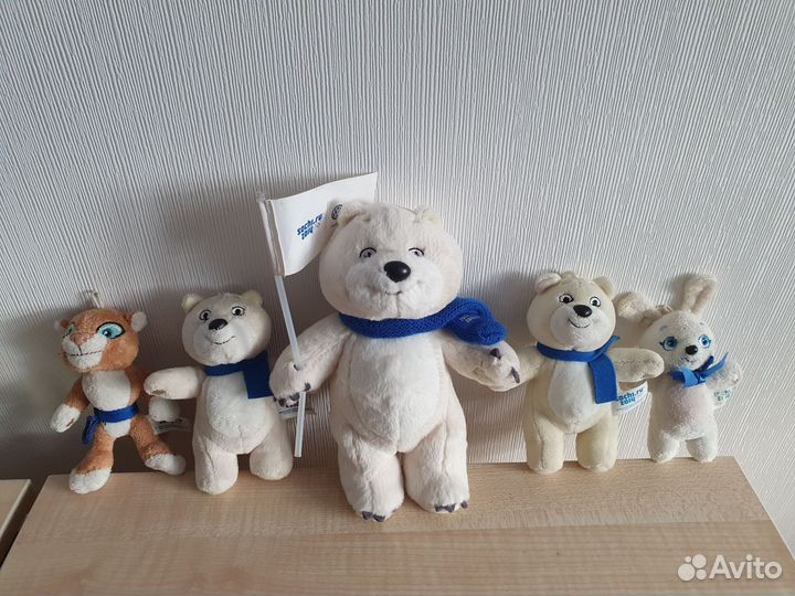 Мягкие символы олимпиады Сочи 2014