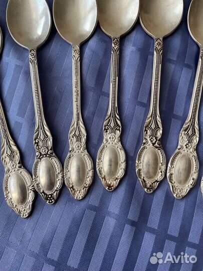 Чайная ложка мельхиоровая СССР комплект 6 штук
