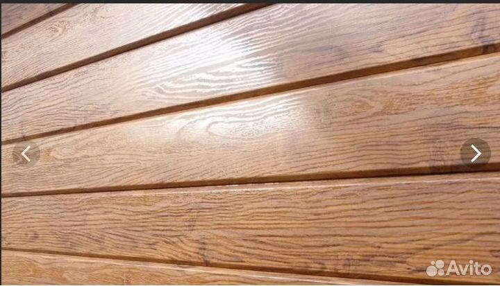 Сайдинг металлический под дерево Золотой Орех