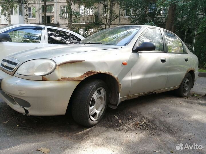 Chevrolet Lanos 1.5 МТ, 2007, битый, 140 000 км