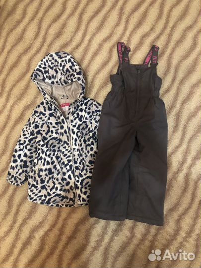 Зимний комплект для девочки 110
