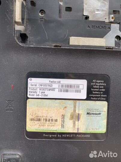Ноутбук dv6 2125