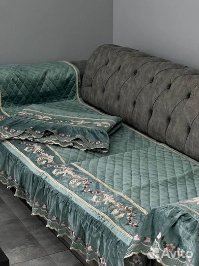 Домашний текстиль: сидушки, покрывала, постель