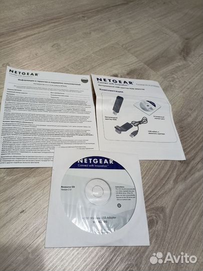 Wi-Fi адаптер Netgear WNA3100-100RUS USB