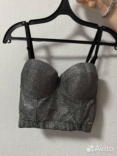 Топ с чашечками размер l