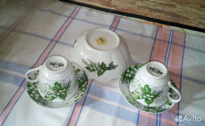 Чайные пара и конфетница