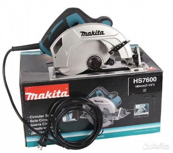 Пила дисковая makita 1200Вт 185мм HS7600