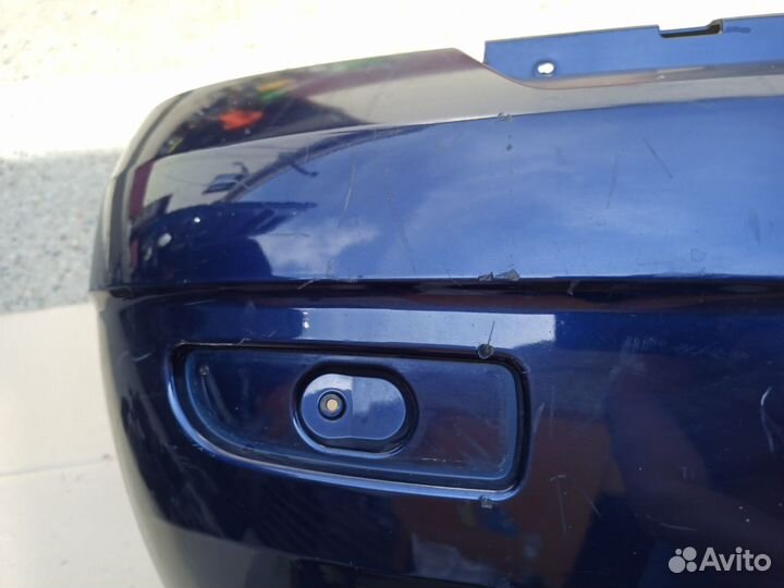 Задний бампер Приора 1 синий