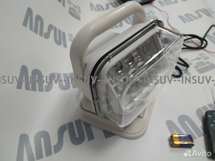 LED фароискатель на линзах 50W с д/у белый