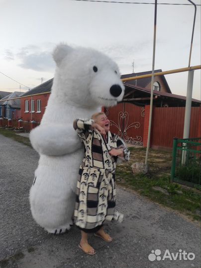 Белый мишка панда чебурашка аниматоры