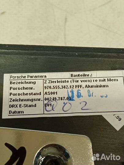 Накладка двери декоративная передняя правая