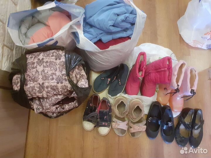 Вещи (116) и обувь (30-31) пакетом на девочку