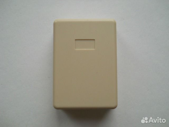 Розетка телефонная настенная RJ11 (6P4C) 1 порт