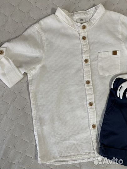 Рубашка и шорты H&M 86