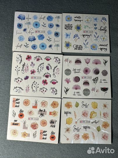 Наклейка слайдер для маникюра на ногти