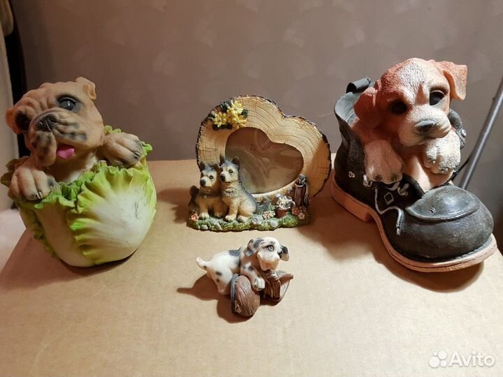 Фигуры собаки керамические