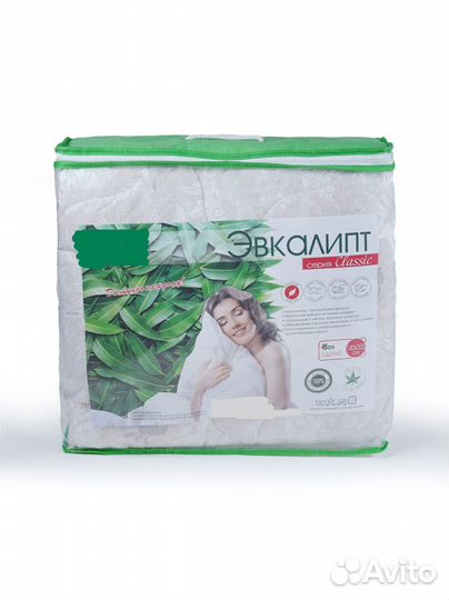 Одеяло с эвкалиптом 300гр/м демисезонное