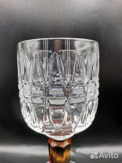 Бокалы фужеры Олимпийские Хрусталь СССР 4 шт
