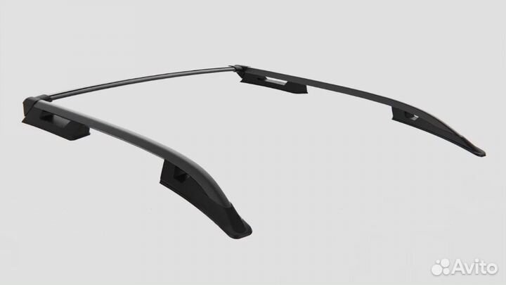 Рейлинги mercedes X-class черные (с поперечиной)