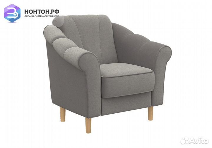 Кресло Ника серое