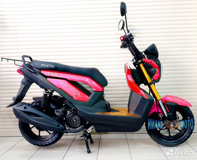 Скутер Vento Naked 49cc (150) red