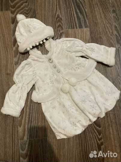 Костюм новогодний снежинка снегурочка