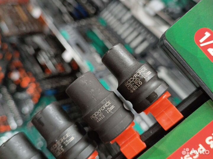 Набор головок ударных 10-32 мм Rockforce