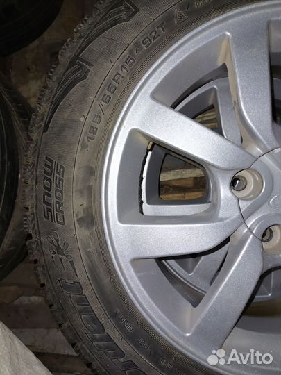 Зимняя резина r15 в сборе