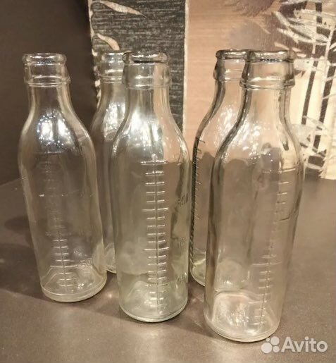 Бутылочки для кормления стеклянные