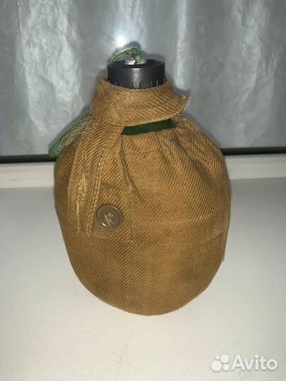 Фляга армейская с чехлом