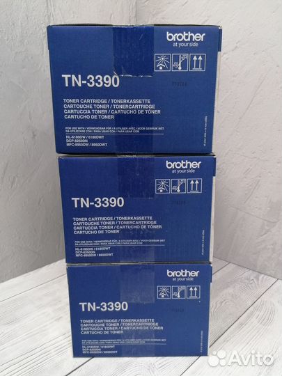 Картриджи оригинальные Brother TN-3390 разные