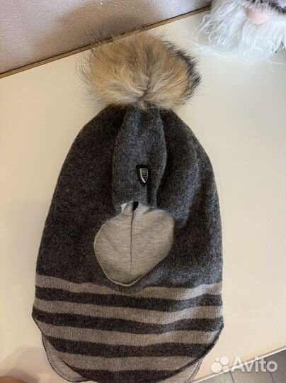 Шапка шлем для мальчика 52 54