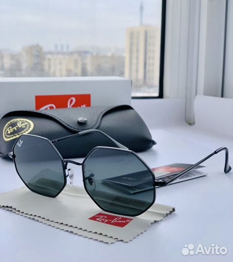 Очки ray ban octagon черные