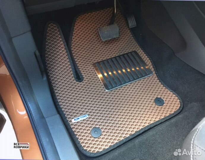 Автомобильные коврики с бортами и без (EVA)