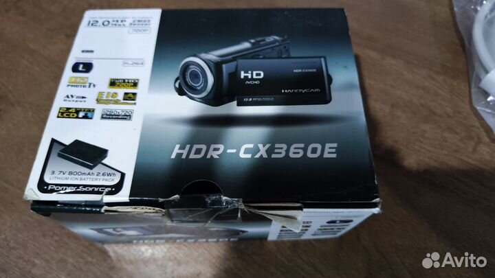 Видеокамера sony hdr cx360е