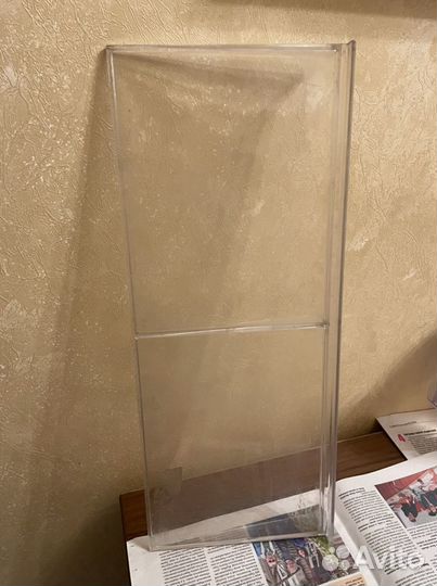 Полка из огргстекла для эконом панелей 58*24