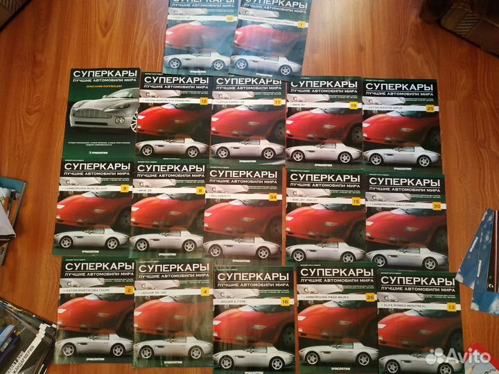 Коробка с журналами партворками (47 номеров)