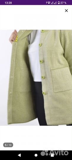 Новое Вязаное пальто р.46-48