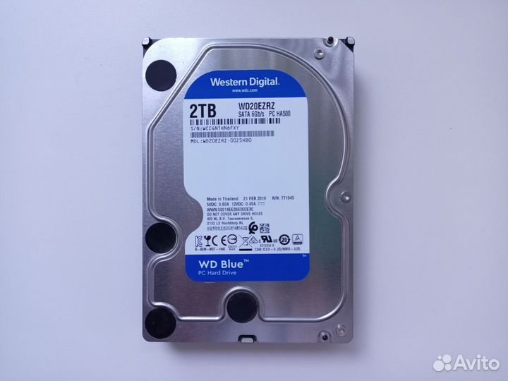 Жесткий диск WD Blue 2TB
