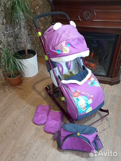 Коляска санки Ника новые