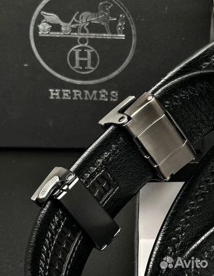 Ремень hermes кожаный