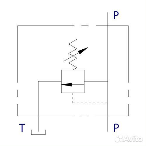 Клапан предохранительный vmpp 1” (20-200 BAR)