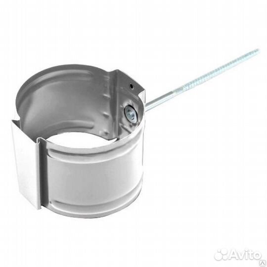 Держатель трубы металл профиль проект D150 Ral 900