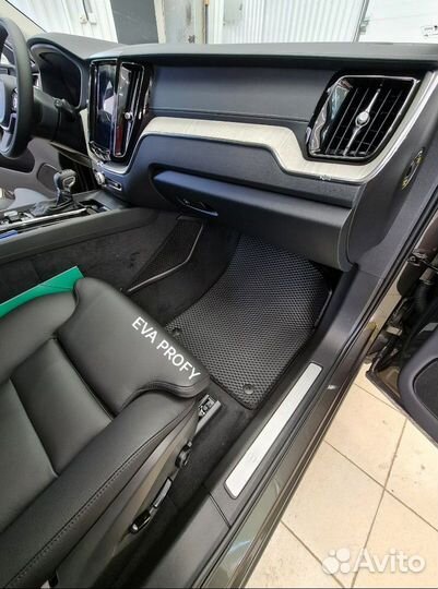 Ева коврики на volvo xc-60 с багажником