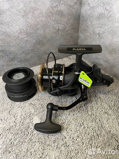 Катушка рыболовная с байтранером kaida alegra 6500
