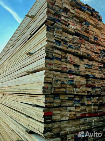 Доска обрезная 40х200х6000мм ГОСТ