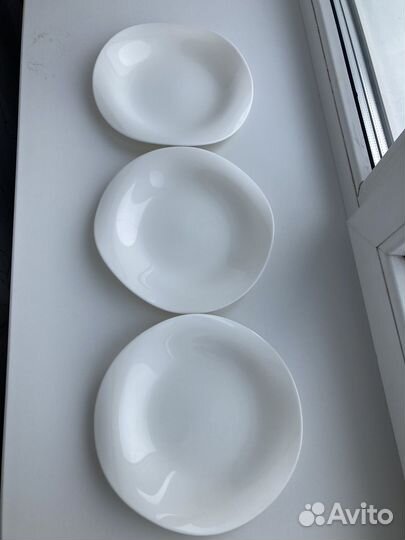 Тарелки luminarc белые