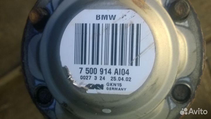 BMW E53 X5 привод в сборе со шрусом