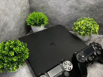 Sony PS4 slim 1tb +2 геймпада +много игр